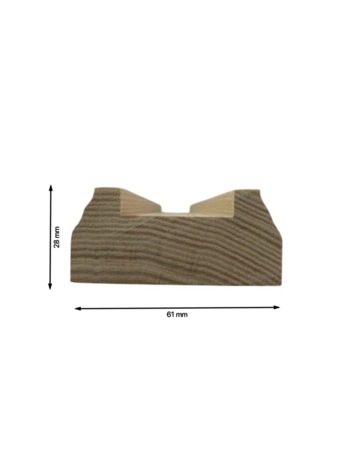 Ash Stair Handrail and Baserail 41mm - In Various Lengths - Image 10