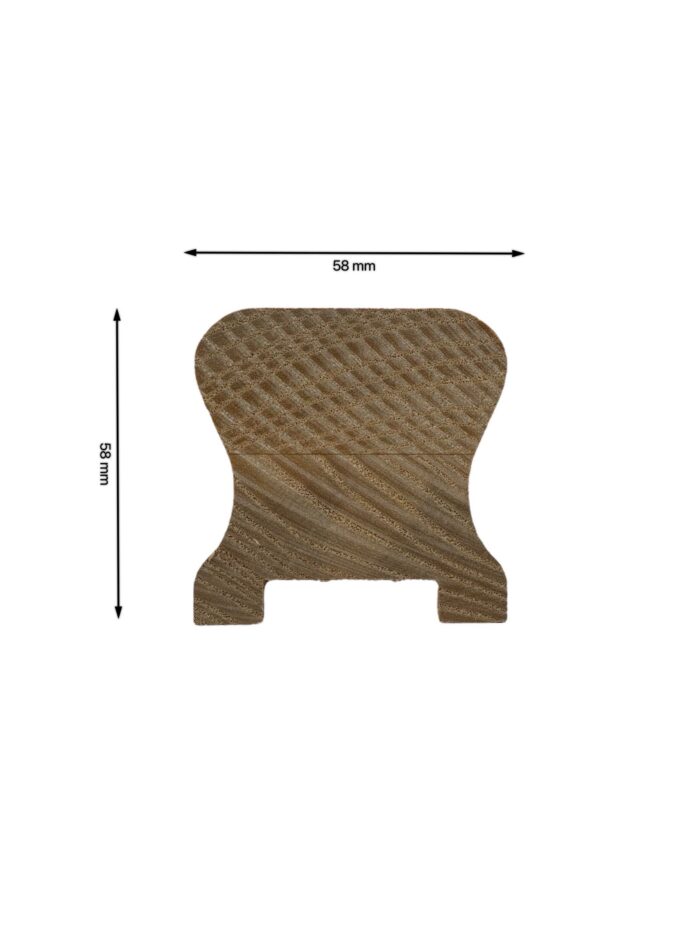 Ash Stair Handrail and Baserail 41mm - In Various Lengths - Image 4