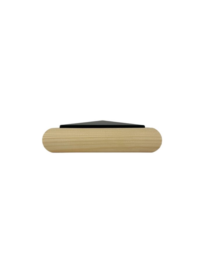 Unique Timber & Black Flat HALF Newel Cap - In Various Timbers - Image 7