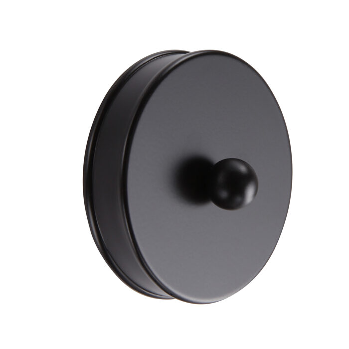 Black 54mm Short End Caps - 2 Pack
