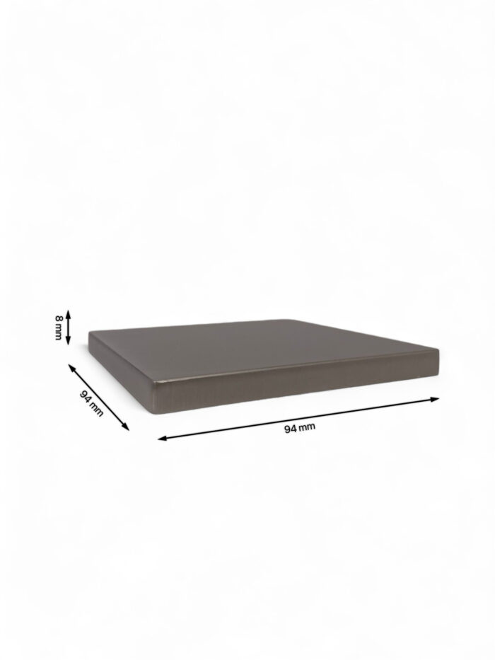 Brushed Metal Square Modern Cap - Image 6