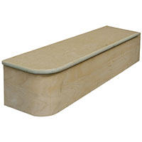 Oak Bullnose Tread Left Hand