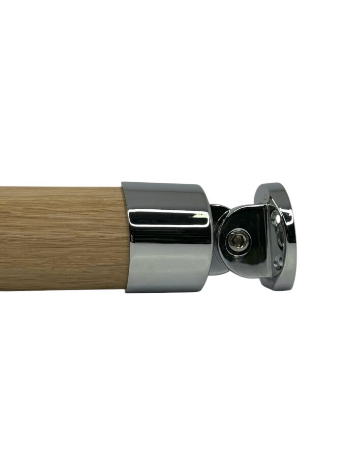 Chrome 54mm Mopstick Adjustable Handrail Connector - Image 3