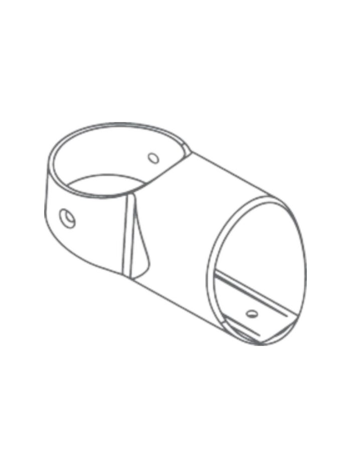 Fusion Chrome Half Landing Connector - Image 2