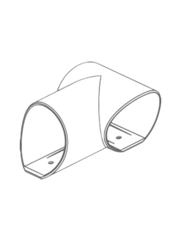 Fusion Chrome Horizontal Left Hand Turn - Image 2