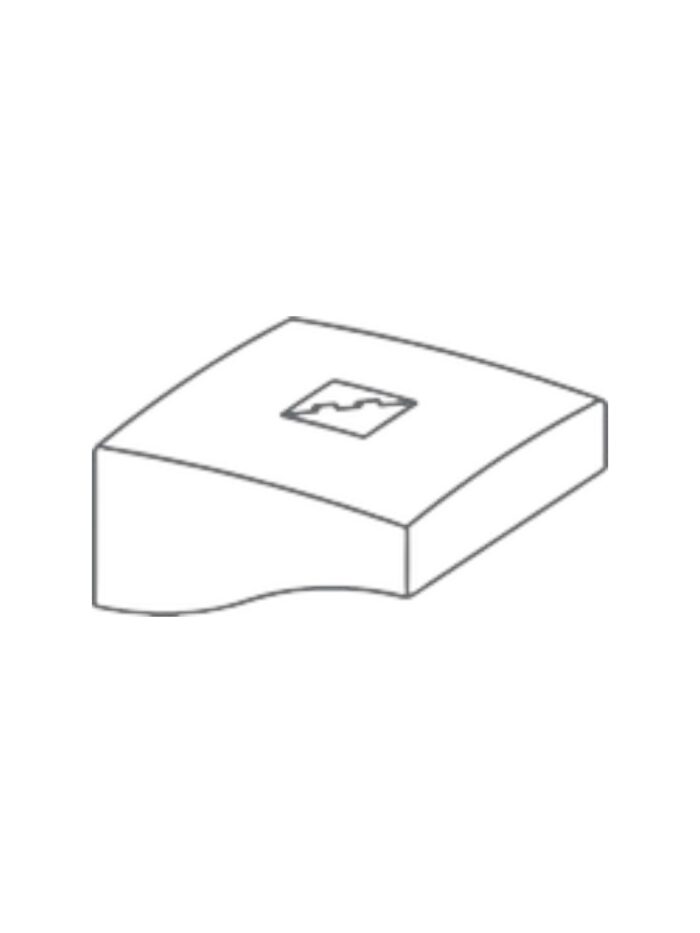 Fusion Brushed Nickel Square Newel Cap - Image 3