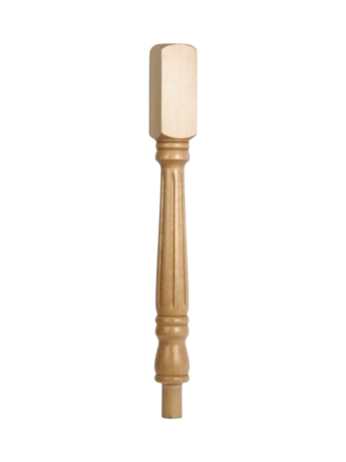 Pine Fluted Georgian Newel Post 90mm x 790mm