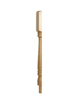 Oak Fluted Georgian HALF Newel Post 90mm x 790mm