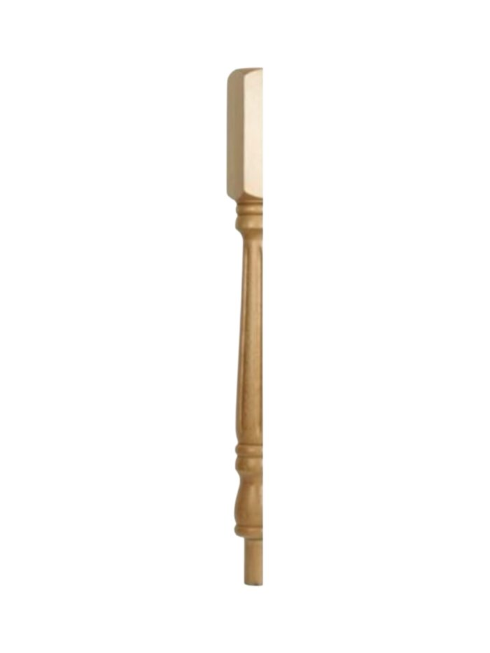 Oak Fluted Georgian HALF Newel Post 90mm x 790mm