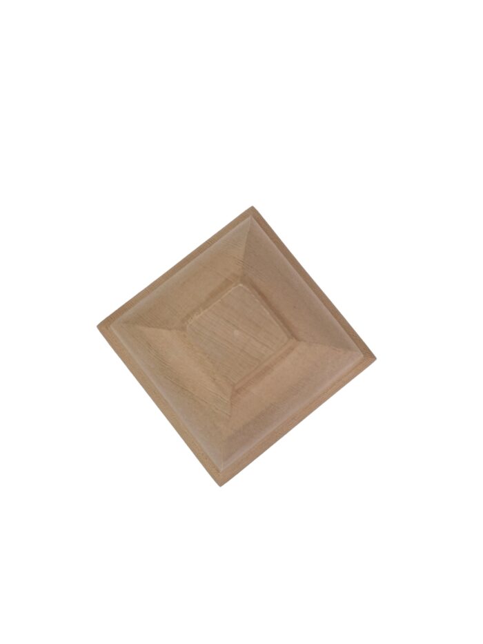 Hemlock Square Acorn Newel Cap 90mm - Image 3