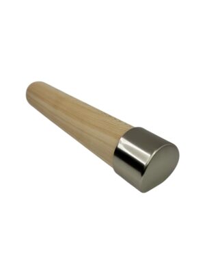 1.0m Mopstick Hemlock & Chrome or Brushed Nickel Wall Handrail Kit
