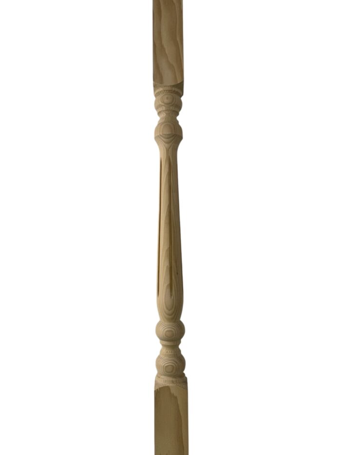 Hemlock Fluted Colonial Stair Spindle 41mm x 900mm - Image 2