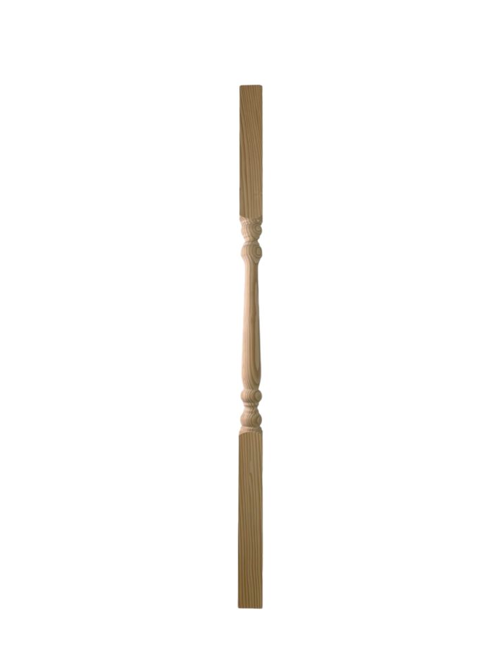 Hemlock Turned Colonial Stair Spindle 41mm x 1100mm