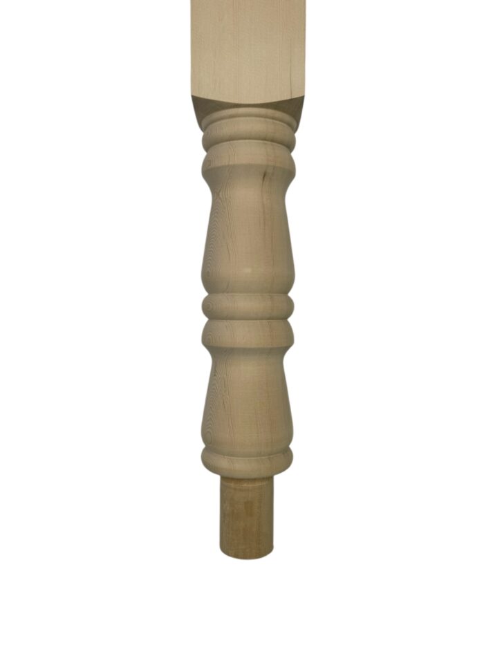 Hemlock Georgian Turned Double Newel Post 90mm x 710mm - Image 4