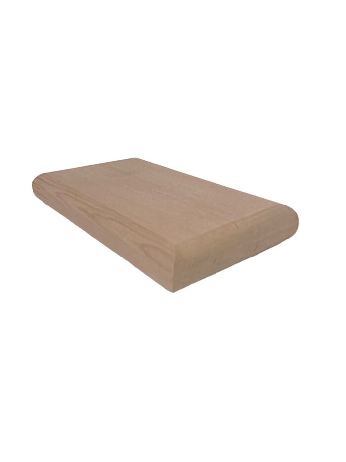 Hemlock DOUBLE Flat Newel Cap 140mm x 70mm - Image 2