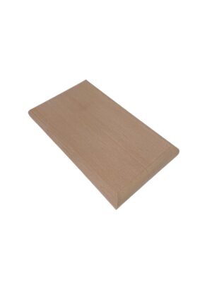 Hemlock Double Flat Newel Cap 166mm x 83mm