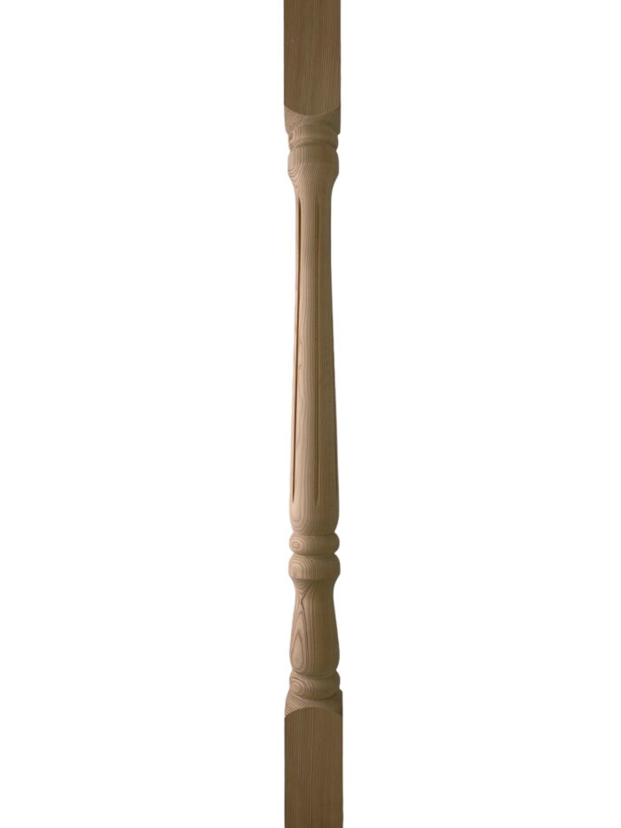 Hemlock Fluted Georgian Stair Spindle 35mm x 900mm - Image 2