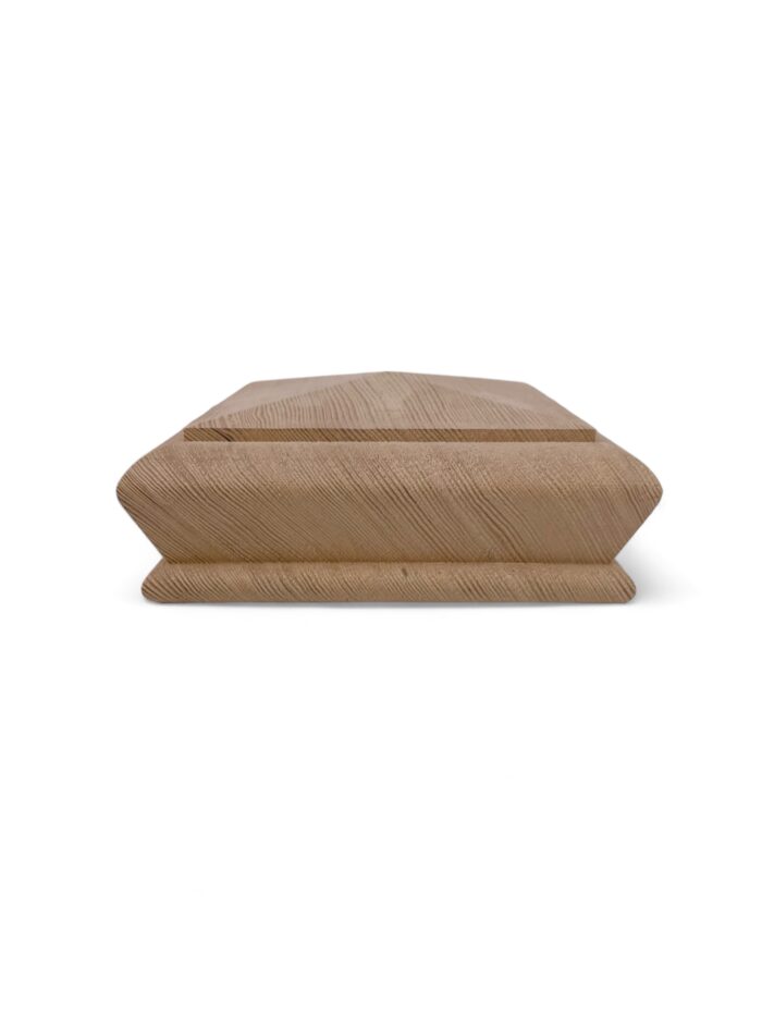 Hemlock Square Pyramid Newel Cap 90mm - Image 2