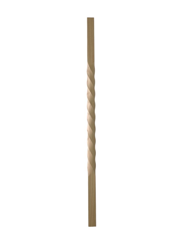 Oak Montgomery Twist Stair Spindle 32mm x 1100mm