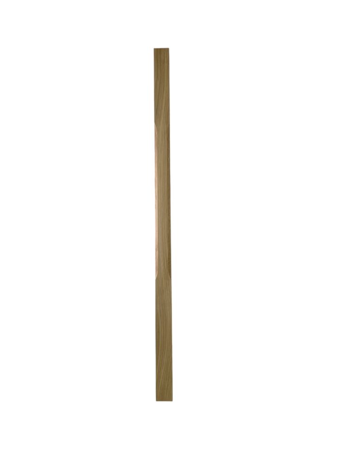 Oak Stop Chamfer Stair Spindle 35mm x 1100mm