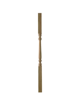 Oak Turned Colonial Stair Spindle 41mm x 900mm