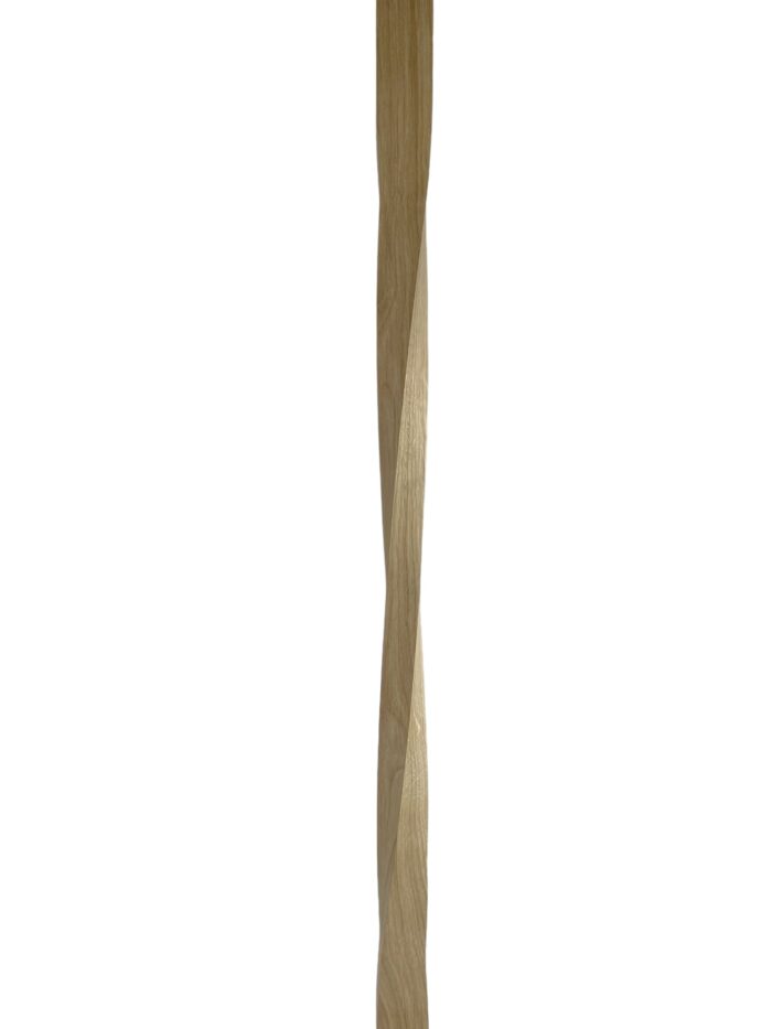 Oak Double Twist Contemporary Stair Spindle 41mm x 1100mm - Image 2