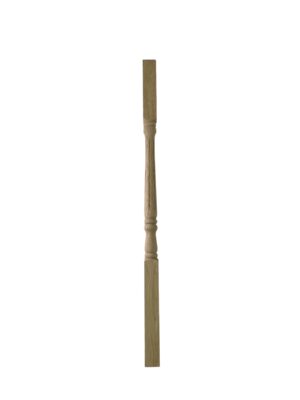 Oak Fluted Georgian Stair Spindle 35mm x 900mm