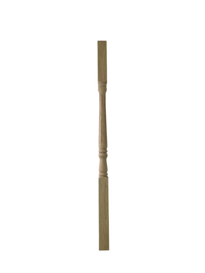 Oak Fluted Georgian Stair Spindle 35mm x 900mm