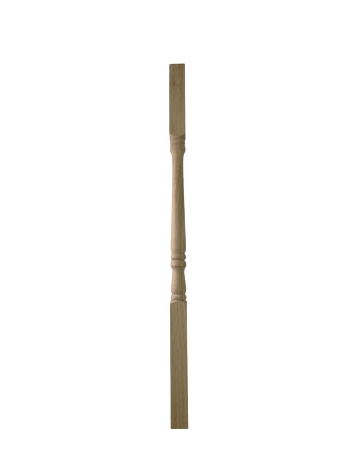 Oak Turned Georgian Stair Spindle 35mm x 900mm