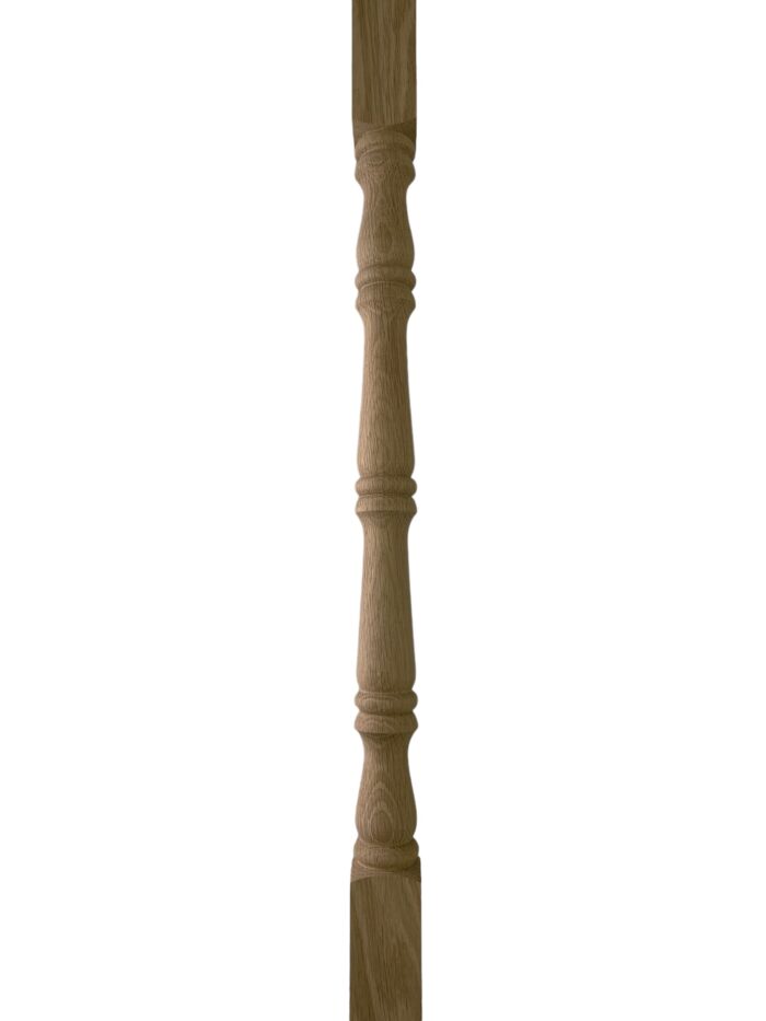 Oak Traditional Stair Spindle 41mm x 1100mm - Image 2