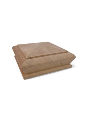 Hemlock Square Pyramid Newel Cap 70mm