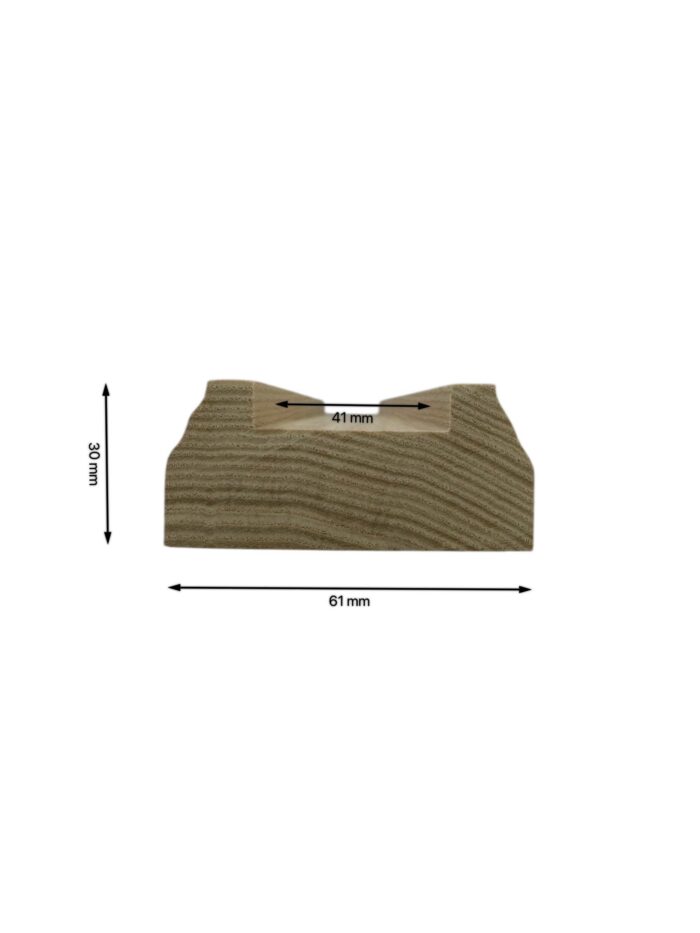 Pine Low Profile Handrail and Baserail 41mm - In Various Lengths - Image 5
