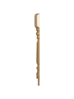Hemlock Barley Twist HALF Newel Post 90mm x 730mm