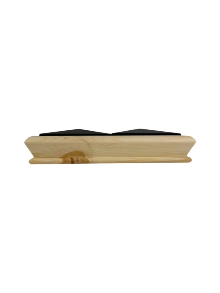 Unique Timber & Double Black Pyramid Newel Cap 90mm x 180mm - In Various Timbers - Image 10