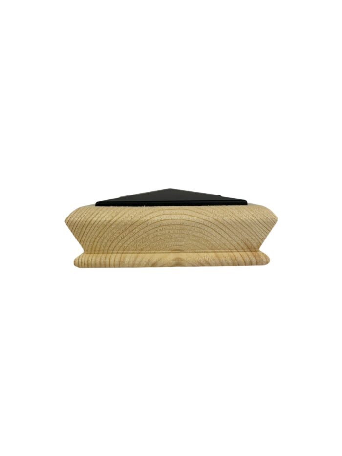 Unique Timber & Double Black Pyramid Newel Cap 90mm x 180mm - In Various Timbers - Image 11