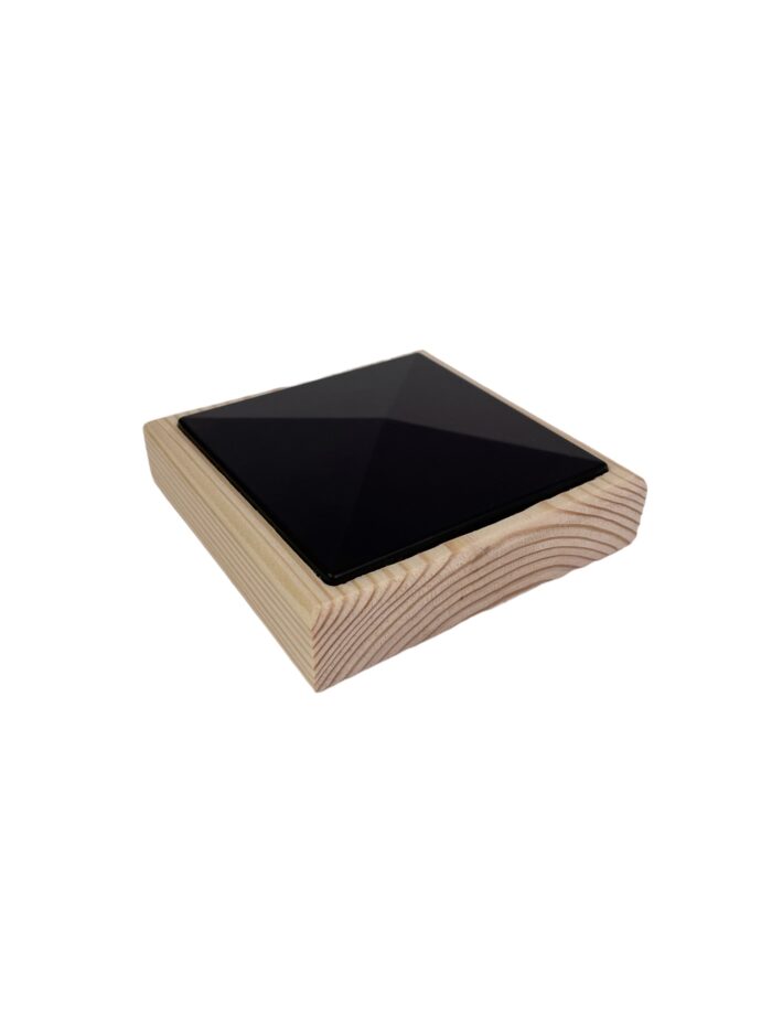 Unique Timber and Black Newel Cap - In Various Timbers - Image 12