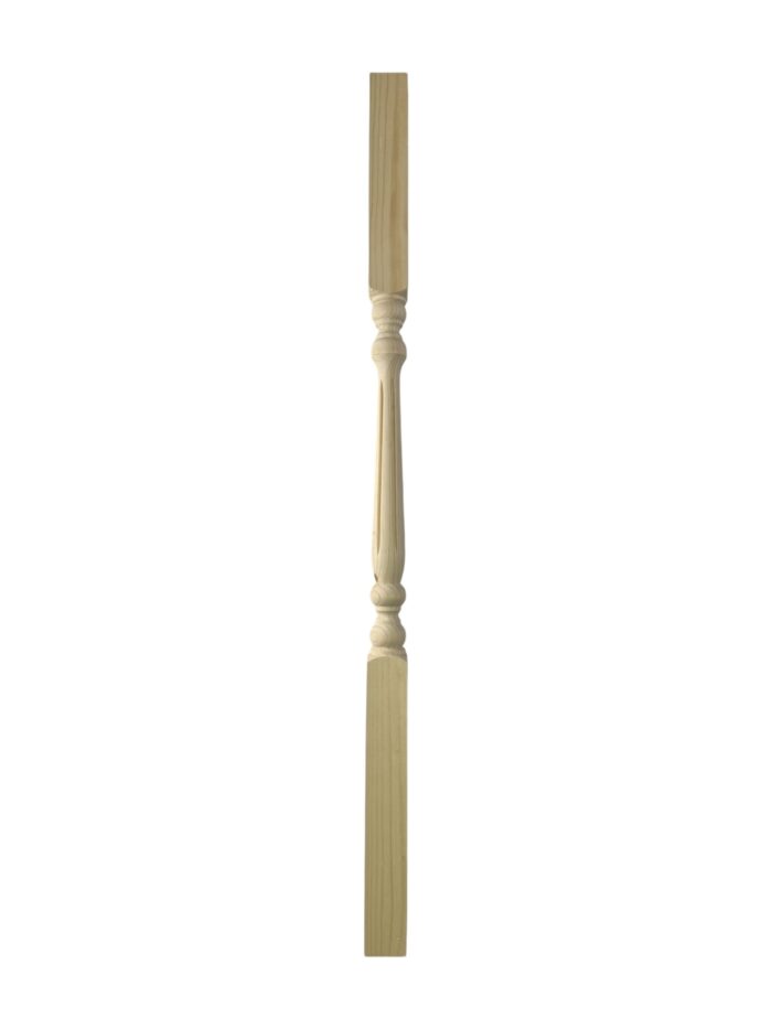 Ash Fluted Colonial Stair Spindle 41mm x 1100mm