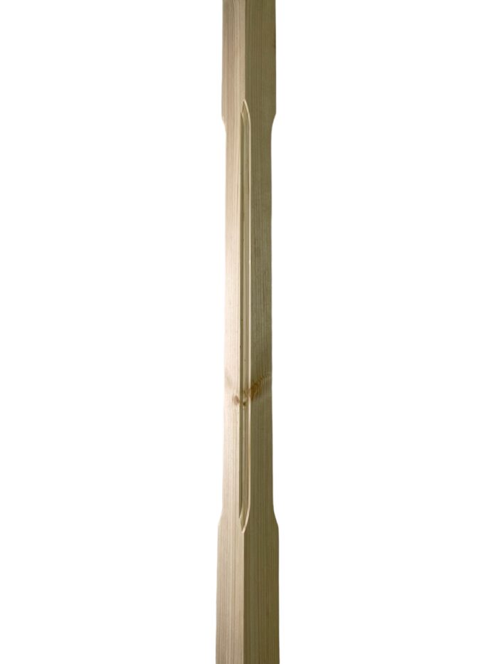 Pine Stop Ovolo Stair Spindle 41mm x 1100mm - Image 2