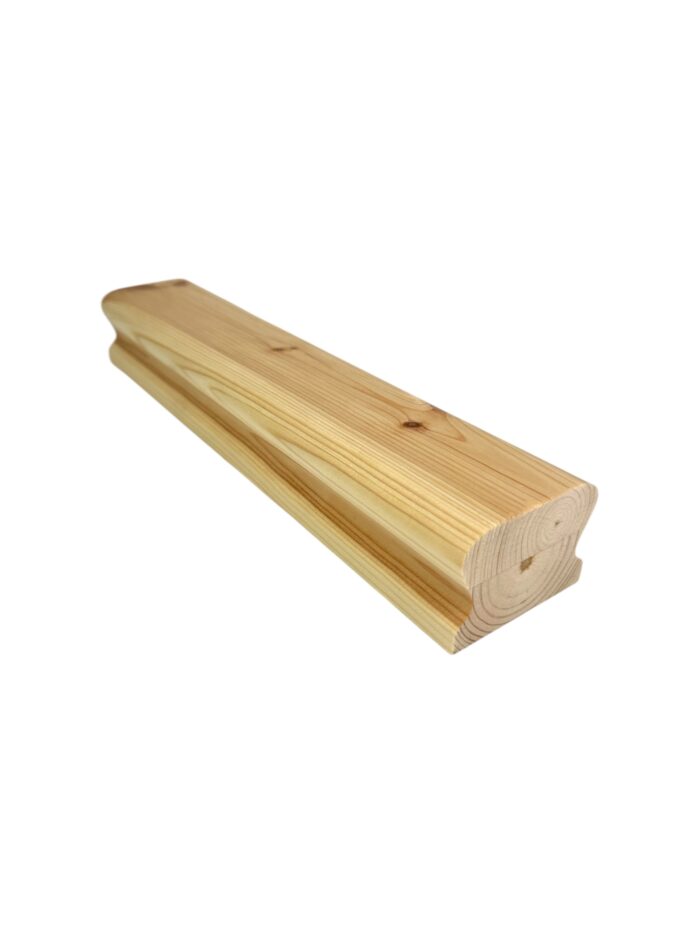 3.0m Low Profile Pine & Chrome or Brushed Nickel Wall Handrail Kit - Image 7