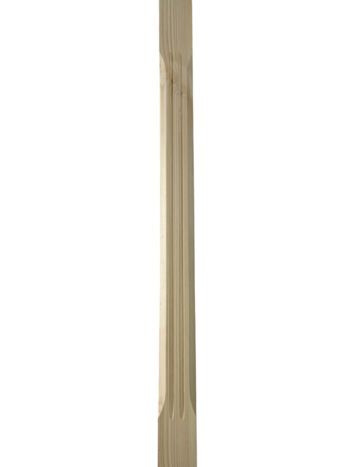 Ash Fluted Stop Chamfer Stair Spindle 41mm x 1100mm - Image 3