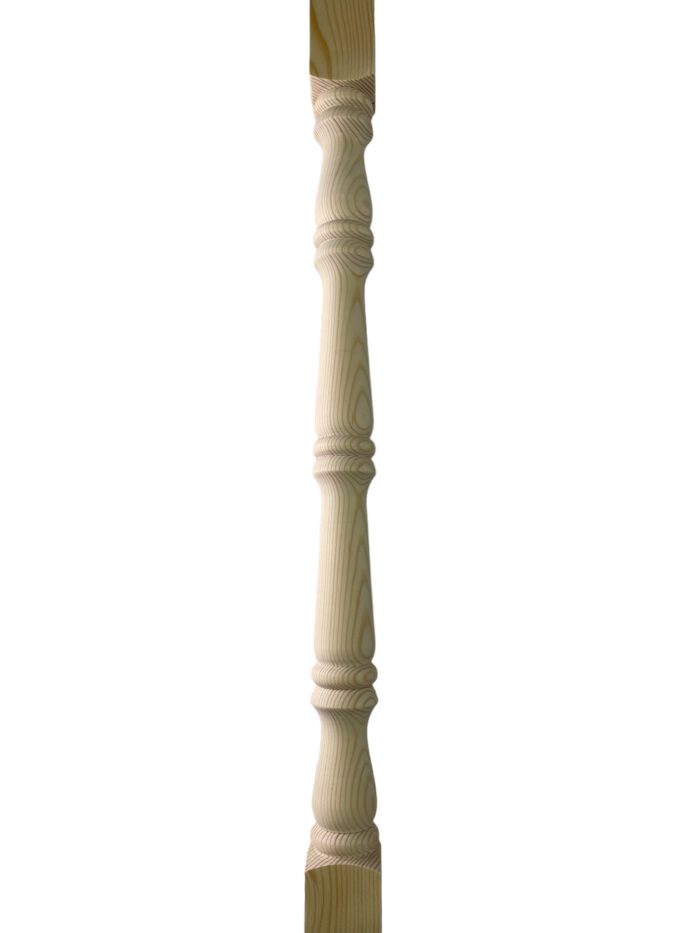 Pine Traditional Stair Spindle 35mm x 900mm - Image 2