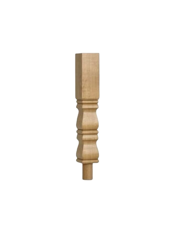 Pine Provincial Square Pulpit Newel 90mm x 500mm