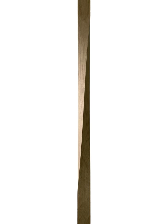 Oak Contemporary Raymond Twist Stair Spindles 41mm x 1100mm - Image 4