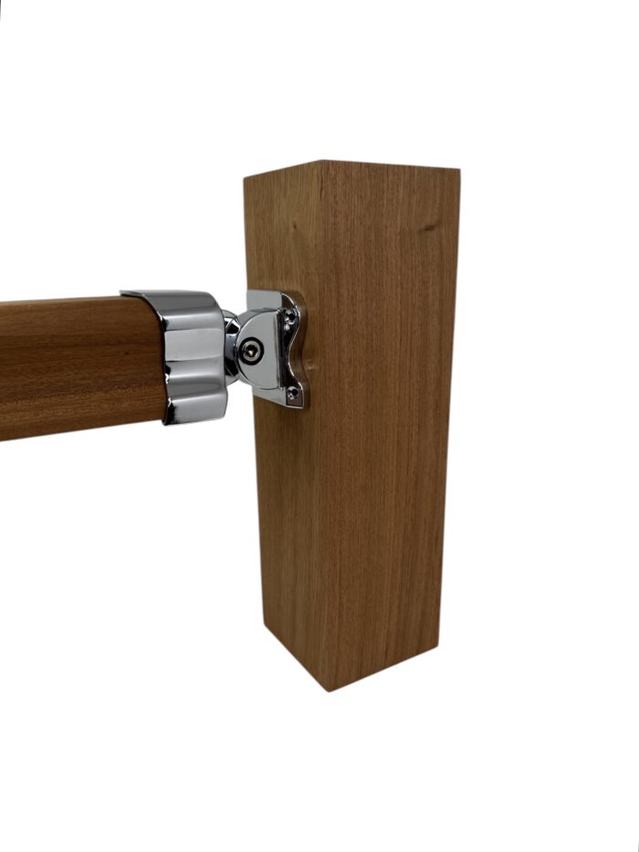 Traditional Chrome Adjustable Handrail Connector - Image 2