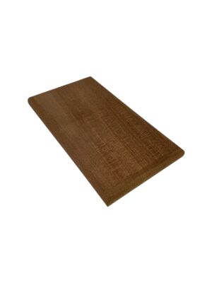 Sapele DOUBLE Flat Newel Cap 90mm x 188mm