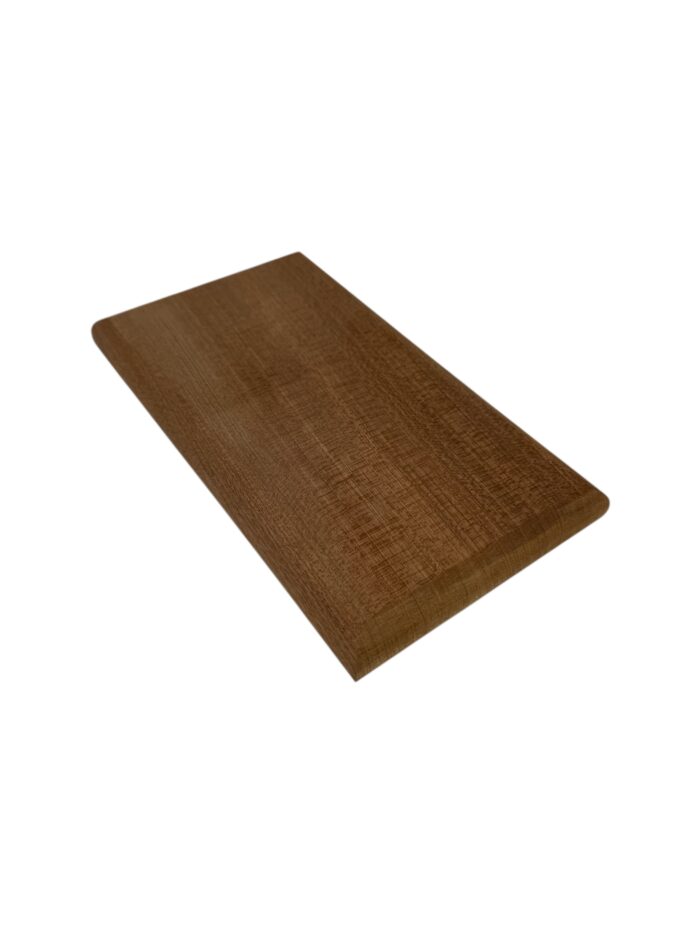 Sapele DOUBLE Flat Newel Cap 90mm x 188mm