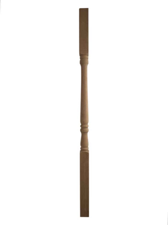 Sapele Turned Georgian Stair Spindle 41mm x 1100mm