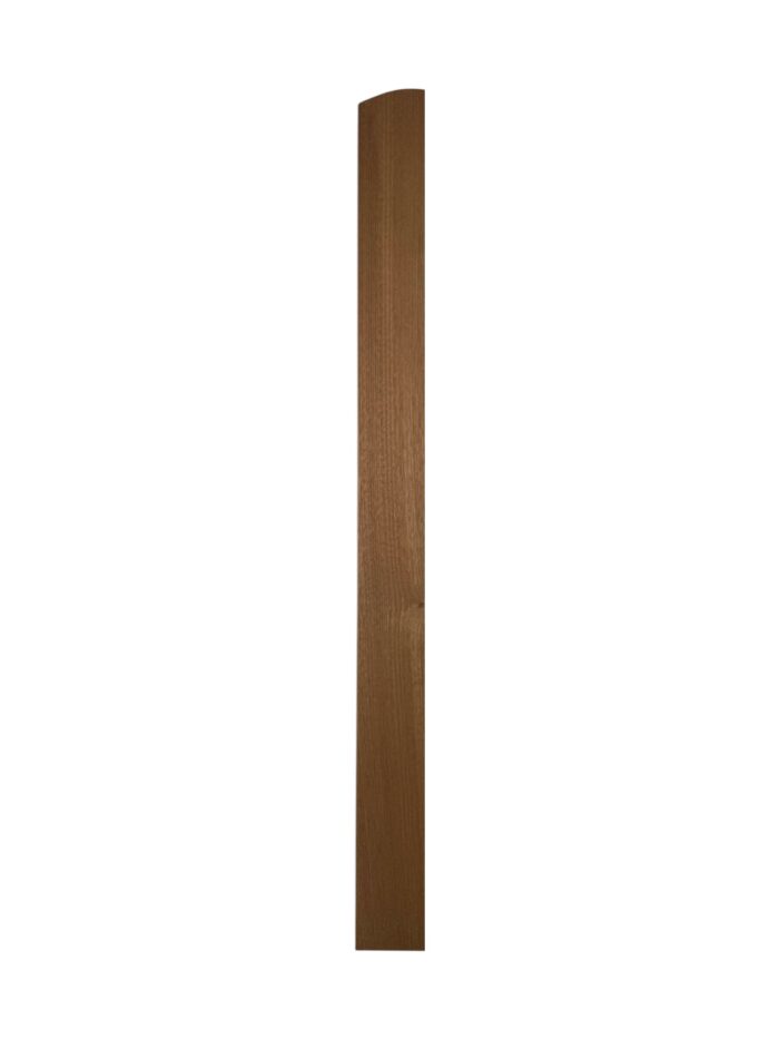Sapele HALF Newel Base 90mm x 700mm