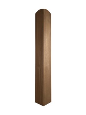 Sapele Newel Base 90mm x 500mm