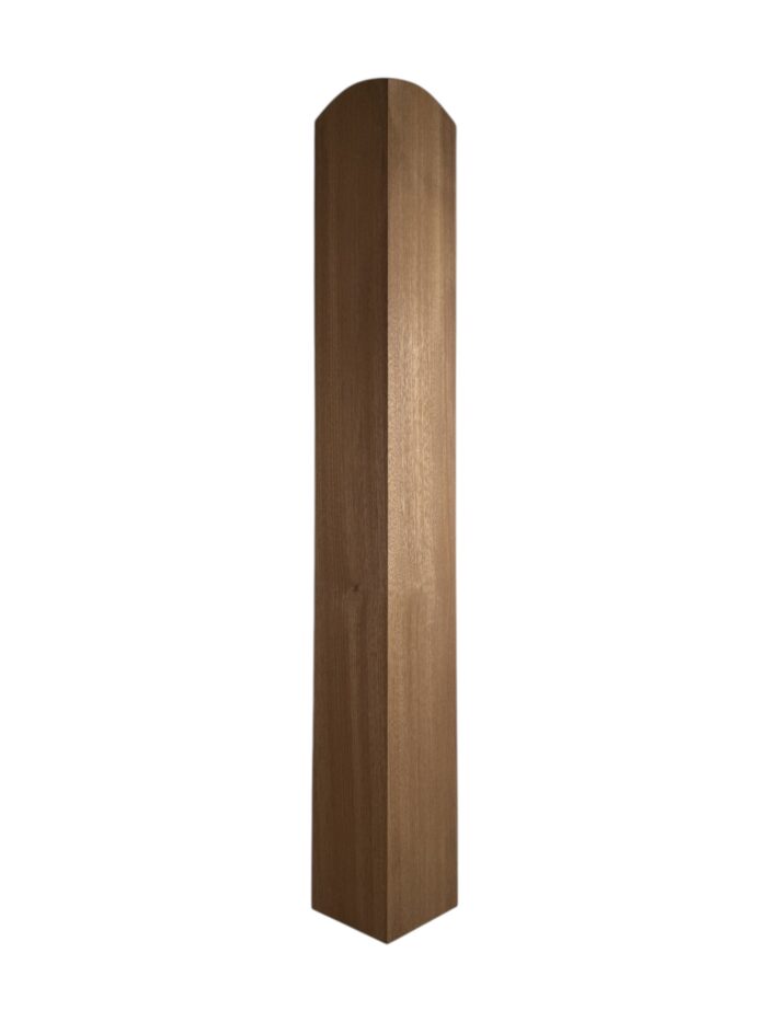 Sapele Newel Base 90mm x 1800mm